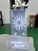 Film LED holographique 3D transparent flexible pour affichage publicitaire