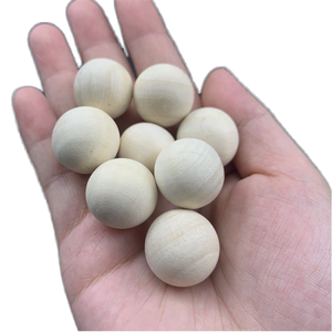 Thân Thiện Với Môi Gỗ Bóng Spacer Tự Nhiên Bằng Gỗ Tự Làm Đồ Trang Sức Làm Hạt Lỗ Giáo Dục Đồ Chơi Cờ Vua Miếng Làm PC - Product Image 2