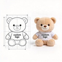 Produsen Mainan Boneka Plush Kustom, Buat Merek Boneka Plush Anda Sendiri, Hadiah Anak-Anak, Mainan Hewan Isi Kapas PP