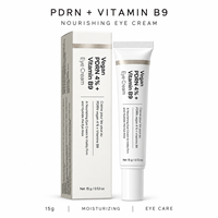 Krim Mata Vegan PDRN 4% Vitamin B9 Label Pribadi Logo Kustom, Pengencang, Melembapkan, Menutrisi, Pelembap Bawah Mata, Perawatan Kulit Harian