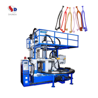 Nouvelle machine de fabrication de semelles supérieures de tongs en PVC TPR électrique de haute précision, moulage par injection horizontale, moteur de soufflage