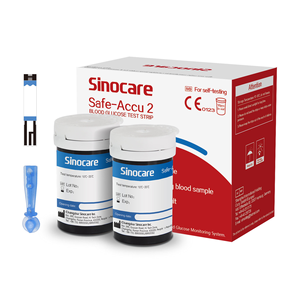Sinocare Accu 2 Glucometro Blood Sugar Monitor Glucose Meter Glucometer Blood Glucose Meter With 50 Pcs <strong>Diabetic</strong> <strong>Test</strong> <strong>Strips</strong> - Product Image 2