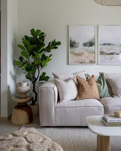 Vietnam Origin Minimalist L Shaped <b>Sofa</b> Natural <b>Wood</b> <b>Frame</b> Size 210x150cm Warranty 1 Year - Product Image 6