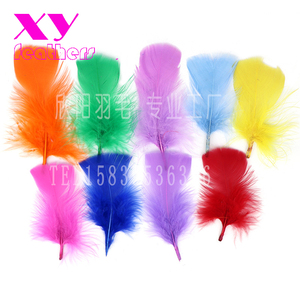 <span class=keywords><strong>Plumes</strong></span> d'oiseaux de dinde blanches, 1 pièce, 5-7CM, haute qualité, vente en gros - Product Image 6