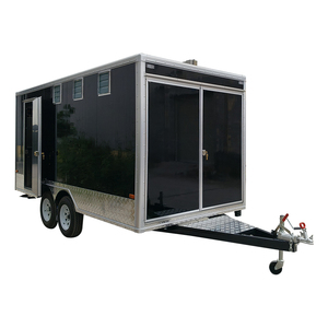 YITUO 4M Long Squave Type Mobile Street Coffee Bike Pizza Food <span class=keywords><strong>caravane</strong></span> remorque à <span class=keywords><strong>vendre</strong></span> - Product Image 1