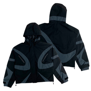 Vestes à capuche coupe-vent légères personnalisées, sublimation, fermeture éclair, ventilées, surdimensionnées, décontractées, pour le sport - Product Image 1