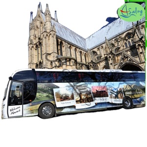 <span class=keywords><strong>Autocollant</strong></span> publicitaire <span class=keywords><strong>pour</strong></span> bus, taille personnalisée avec votre graphisme, amovible, utilisation en extérieur - Product Image 2