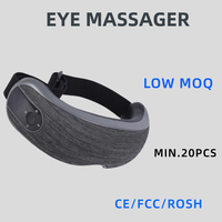 Beheiztes Augenmassagegerät aus Stoff mit Luftkompression, Akupressur-Vibration, Bluetooth-Musik und fünf Modi zur Augenentspannung