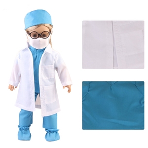 Juguete para juego de simulación, ropa de <span class=keywords><strong>muñeca</strong></span> de 18 pulgadas, médico y enfermera uniforme de, ropa, accesorios para muñecas - Product Image 2