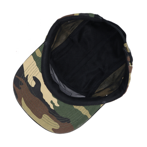 <strong>Custom</strong> Design <strong>Your</strong> <strong>Own</strong> Woven Label Camo <strong>5</strong> <strong>Panel</strong> Camp Cap - Product Image 5