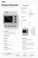 JINK Super Gateway VRF vers Matter - Routeur de bordure Thread intégré, Hub d'automatisation compatible Apple HomeKit