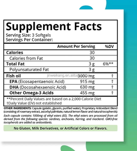 Vitahealthy OEM/ODM Huile de poisson améliorée avec saveur naturelle Meilleur DHA Soutenir la santé des articulations du cerveau capsule d'huile de poisson oméga 3 Softgel - Product Image 2