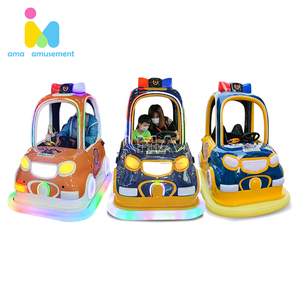 AMA centro comercial exterior/interior eléctrico niños fibra de vidrio policía parachoques coches entretenimiento paseo para niños - Product Image 2