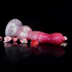 ของเล่นทางเพศสำหรับผู้หญิง NNSX Fantasy Big Knot Dog Dildo พร้อมถ้วยดูด ขนาด S M L ซิลิโคน บัทปลั๊ก สีผสม ร้านขายของเล่นเซ็กส์ - Product Image 3