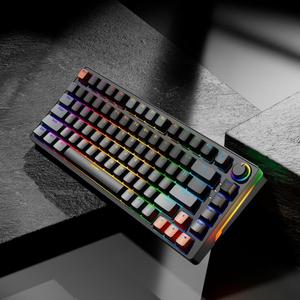 83 <b>Keys</b> Hot Swap Computer Keyboard 2.4G Wireless Mechanical Gaming With Silicon Pad Mechanical Keyboard Mechanical Keyboard - Product Image 1