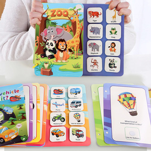 Libro di Attività Silenzioso per Bambini GF, Riutilizzabile e Resistente agli Strappi, Libro Educativo Fai-da-Te per l'Apprendimento Precoce di Neonati e Bambini in Età Prescolare - Product Image 2