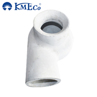 Buse en carbure de silicium coulé d'une seule pièce KMECO White Female Wrap connection Vortex Spray Nozzle