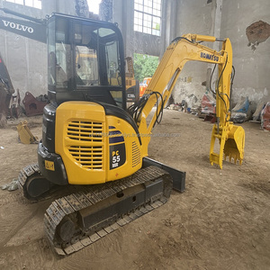Excavadora de cadenas Komatsu PC55 de segunda mano de alta calidad, modelo 2023, miniexcavadora hidráulica de 5.5 toneladas con motor. - Product Image 5