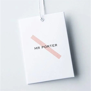 Étiquettes suspendues en papier gaufré et estampées à chaud avec logo personnalisé, écologiques, pour sacs, chaussures et cordon spécial pour cadeau de chaussures - Product Image 4