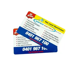 Manufacturer wholesale business card fridge magnet refrigerator magnetic Sticker business card with envelope