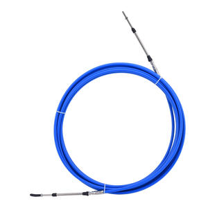 Câble de commande <span class=keywords><strong>d</strong></span>'accélérateur de bateau 28 pieds (bleu) pour moteur <span class=keywords><strong>hors</strong></span>-bord universel de bateau - Product Image 1