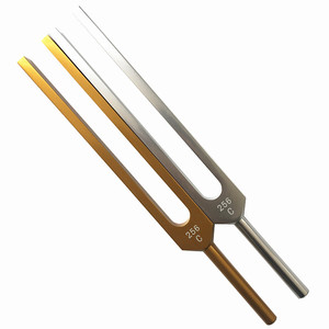 Kit d'instruments de thérapie sonore avec diapason doré et argenté 256 Hz en gros - Product Image 1