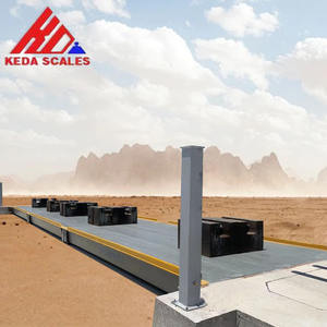 트럭 무게 규모 하이 퀄리티 탄소강 휴대용 차량 무게 규모 60 톤 무게 다리 80 톤 무게 - Product Image 3