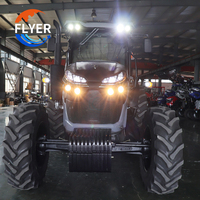 Tracteur agricole 4x4 de 180 ch avec cabine, prix avantageux, fabrication chinoise, haute qualité pour usage agricole