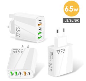 65W QC3.0 Multi Port 3USB+2type-c Mobile Phone <b>Charging</b> Head Compatible with Laptops and Various Mobile Phone <b>Charging</b> - Product Image 5