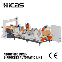 Hicas Sf4060 Nieuwste Automatische Houten Palletkraag Productielijn Voor Recyclebare Groente-En Fruitbox