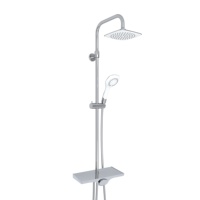 Dernier ensemble de douche d'usine Home Hotel Salle de bains Système de douche à économie d'eau Ensemble de pommeau de douche en acier inoxydable durable