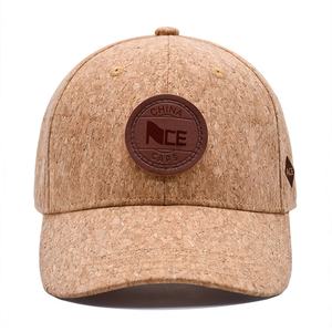 Gorra de béisbol de corcho ecológica para hombre, gorra de béisbol de cuero de alta calidad personalizada reciclada con logotipo - Product Image 2