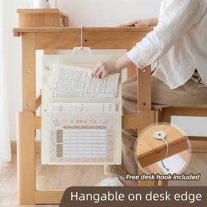 Sac de rangement mural pliable pour examens et tutorat, avec poignée, grande capacité, extensible, pour dossiers - Product Image 4