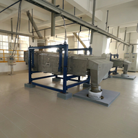 Tamis vibrant carré pour le retrait des impuretés et le classement des matériaux de verre photovoltaïque en sable de silice 40, 80 et 120 mesh