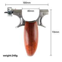 Lance-pierre de chasse SYQT Suofeng en acier inoxydable, avec viseur de compétition mobile, haute puissance, 220g, pour adulte, pour l'extérieur