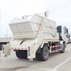 Camion benne basculante lourde HOWO 12 m³ avec bras pivotant pour la collecte des déchets à vendre - Product Image 6