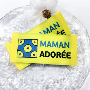Étiquettes en <span class=keywords><strong>Tissu</strong></span> Personnalisées avec Logo de Marque pour Vêtements, Étiquettes de Vêtements de Marque de Haute Qualité - Product Image 6