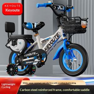 Vélo d'apprentissage pour enfants de 2 à 10 ans, 12 pouces et 20 pouces, avec roues stabilisatrices, sans suspension ni freins - Product Image 5