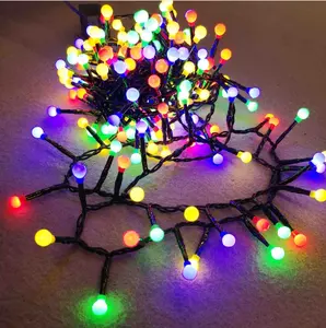Globe Ball String Lights Fairy Lights Plug in, 8 Modes with Remote, Decor for Indoor Outdoor Party Wedding Christmas Tre