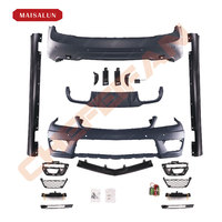 Kit de carrosserie de Style C63 en matériau PP pour pare-chocs de voiture Mercedes Benz classe C W204 avec calandre pare-chocs avant pare-chocs arrière