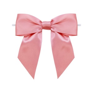 Assortiment de nœuds décoratifs pré-noués en ruban de satin double face pour emballage cadeau et décoration de fêtes - Product Image 1