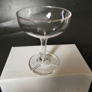 Verres à vin rouge en acrylique plastique de 5 oz, coupe à cocktail, coupe à champagne pour mariage et fête - Product Image 2