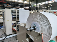 Machine pliante de fabrication de papier essuie-tout pour plastifier N