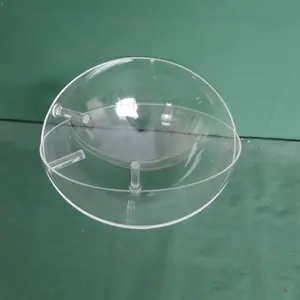 Candela semicerchio copertura antipolvere cupola acrilica a forma di emisfero personalizzata utilizzata lastra acrilica trasparente