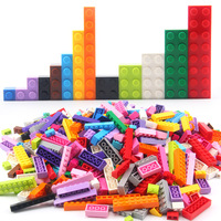 Bloques Pequeños Clásicos de 1KG, Colores Surtidos, Accesorios al por Mayor para Niños, Juego de 1000 Piezas, Juguete Educativo