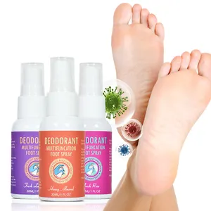 Anti-bacterial Foot Odor Remover Shoes Deodorant Spray Natural Organic Plant Therapy Mild Moist Deodorization Healing Skin