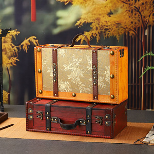 Wooden Storage <b>Box</b> 1624A Flip Opening Jewelry <b>Box</b> Antique Style Classic Design - Product Image 1