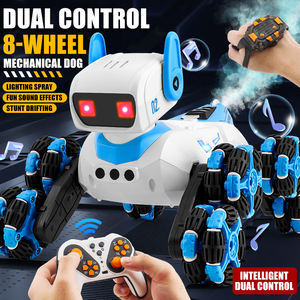 Cane Meccanico Acrobatico a Otto Ruote - Controllo Doppio/Singolo Telecomando 2.4G, Design Bionico da Cane da Battaglia con Programmazione Intelligente e Funzione Spray - Product Image 3