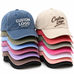 Gorras al por mayor: Gorra de béisbol de algodón personalizada con logo, bordado 3D, estilo 'Dad Hat' y diseño de fútbol. - Product Image 1