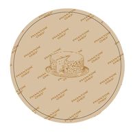Feuilles de papier sulfurisé rondes de 12 pouces, en pâte de bois vierge de qualité supérieure Shenghe, double face enduite de cire, résistantes à la graisse, pré-découpées, pour emballer les sandwichs